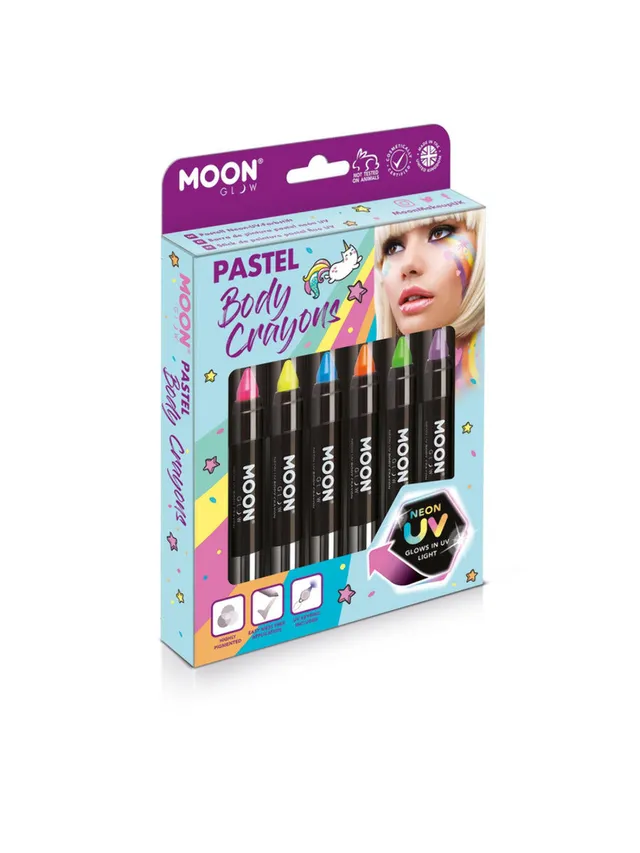 moon-glow-pastel-neon-uv-k-rperstifte-6er-set image 1