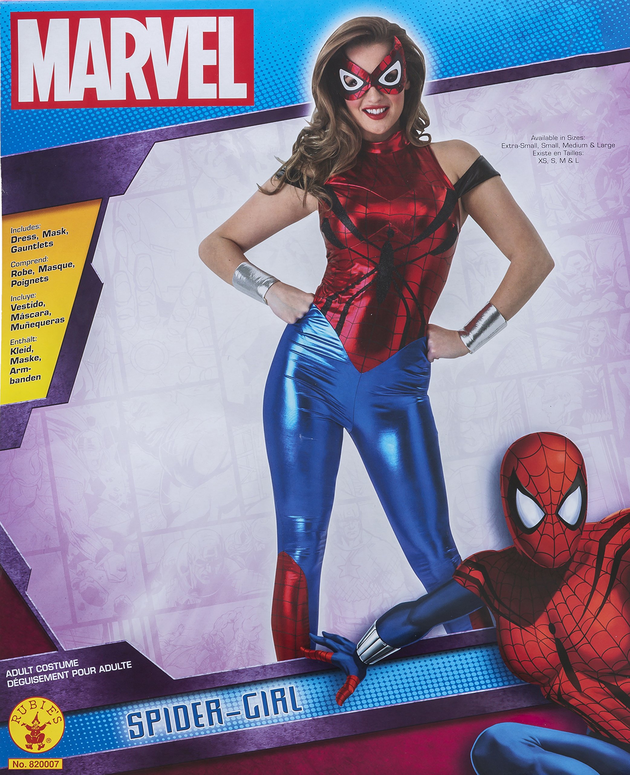 rubie-s-deluxe-spider-girl-catsuit-kost-m-damen-l-marvel image 1