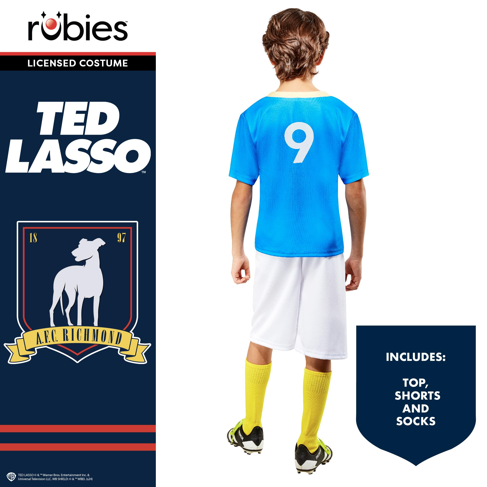 rubie-s-deluxe-afc-richmond-kost-m-kinder-s-trikot image 2