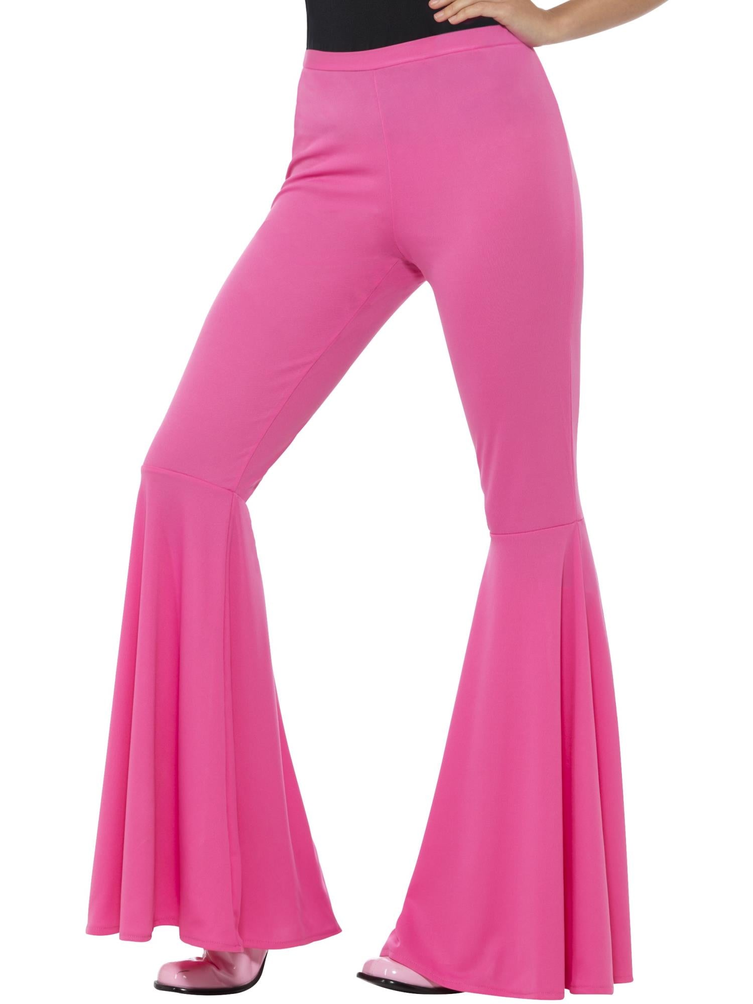 smiffys-fever-schlaghose-damen-pink-70er image 1