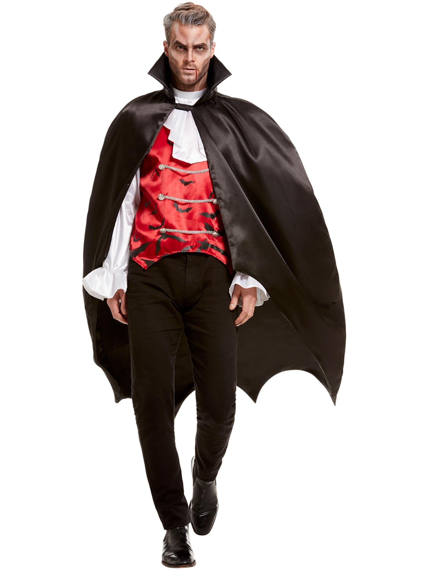 smiffys-fever-bat-vampir-umhang-schwarz-einheitsgr-e image 1