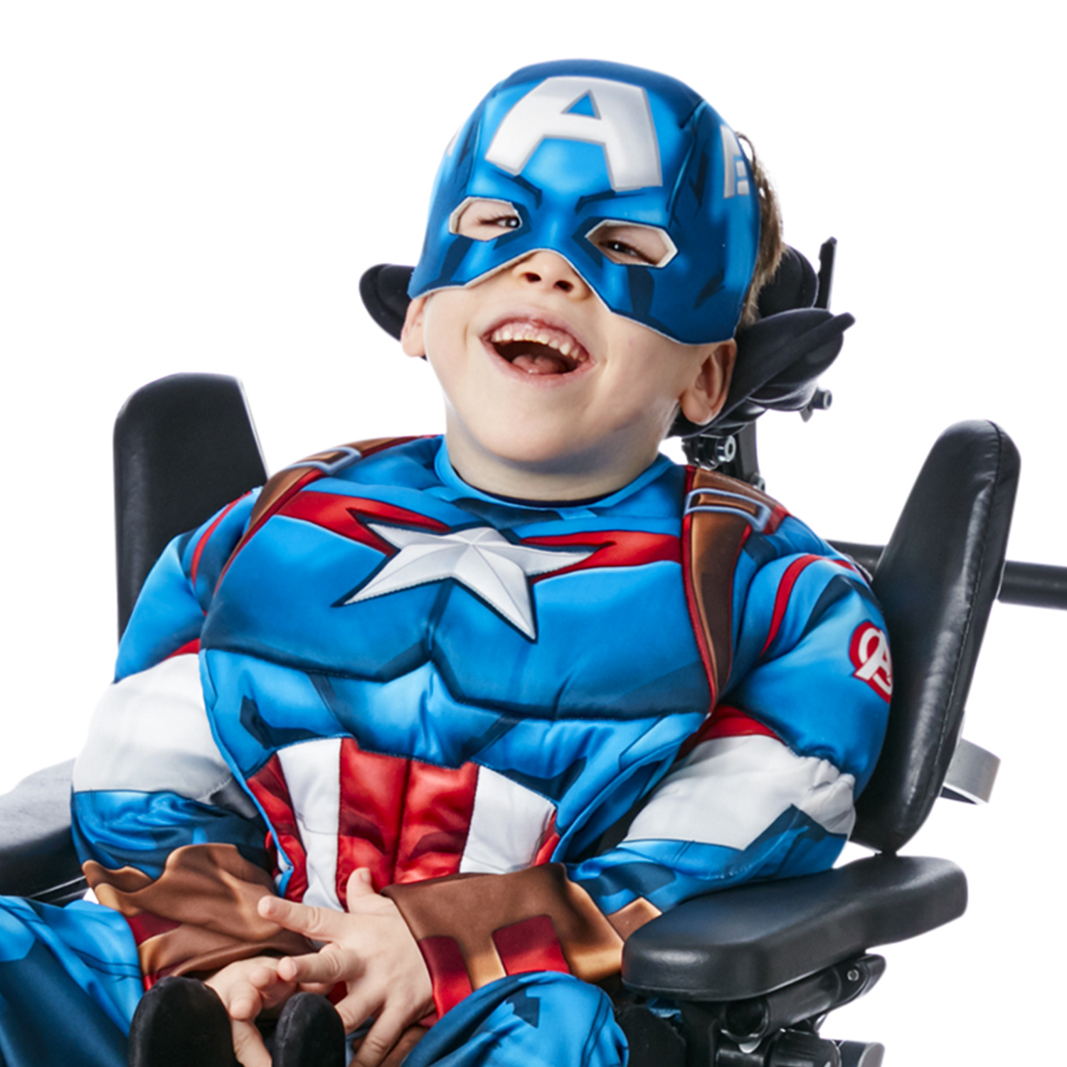 rubies-captain-america-kost-m-kinder-adaptiert-muskeln image 4