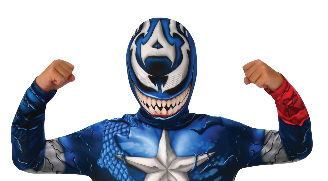 rubies-captain-america-venom-kinderkost-m-overall-maske image 2