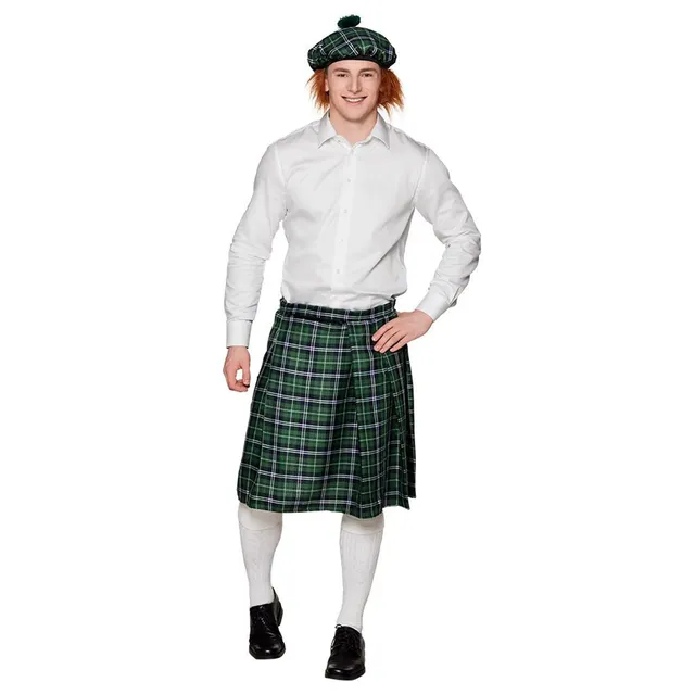 boland-schotten-set-herren-kost-m-kilt-barrett-gr-n-kariert image 1