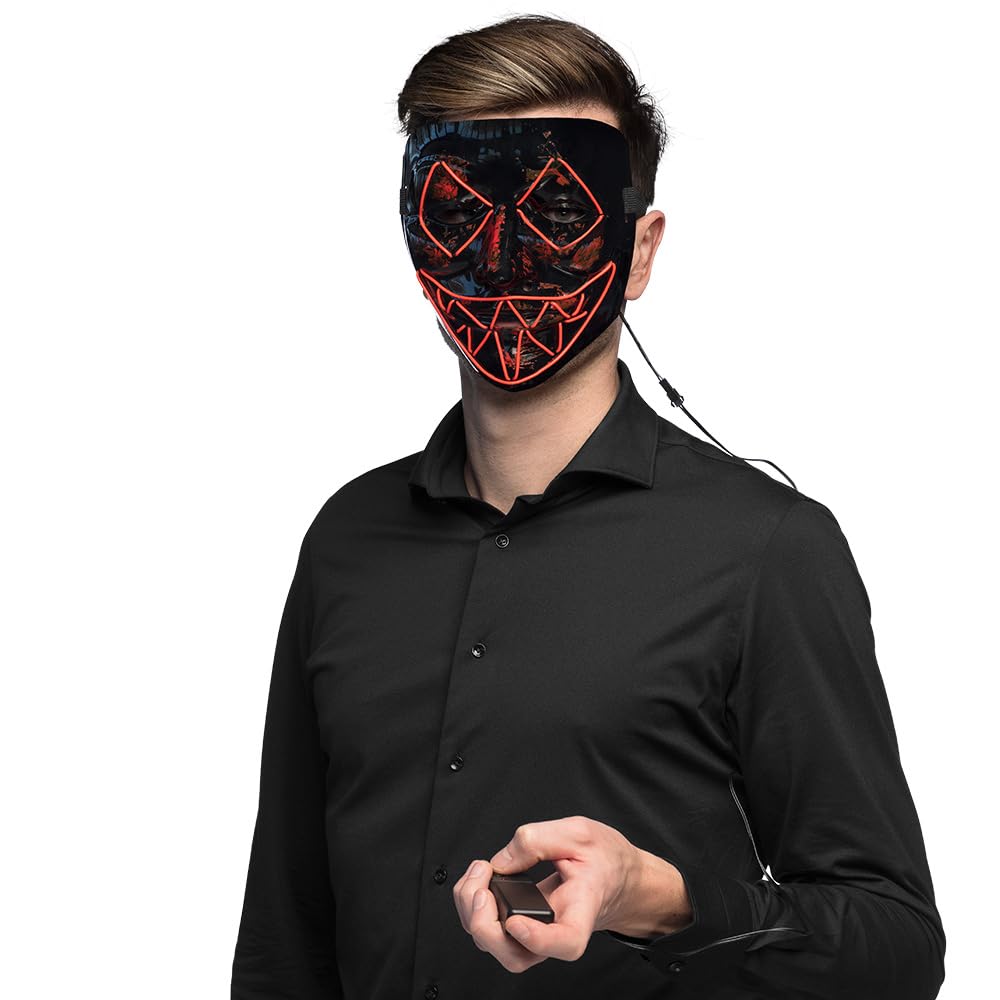 boland-masks-killer-smile-led-maske-rot-72256-schwarz image 3