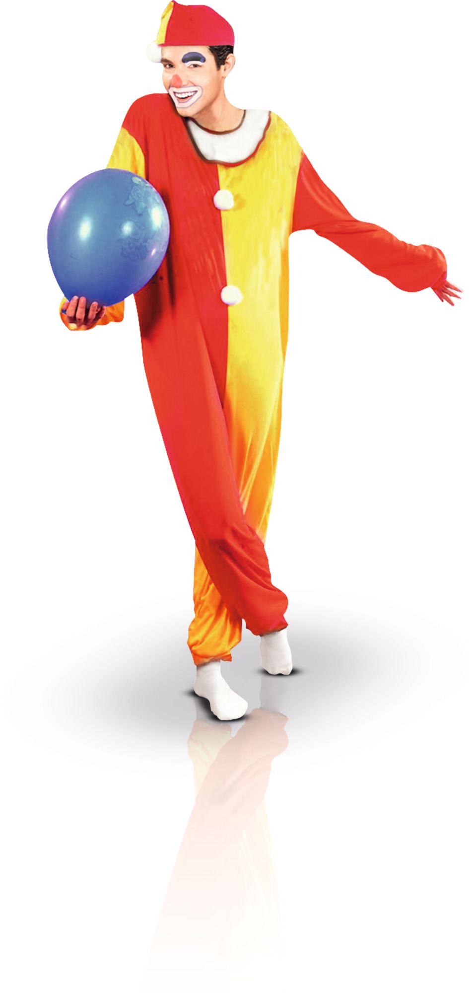 rubies-d-guisements-clown-kost-m-herren-gelb-rot-einheitsgr image 1