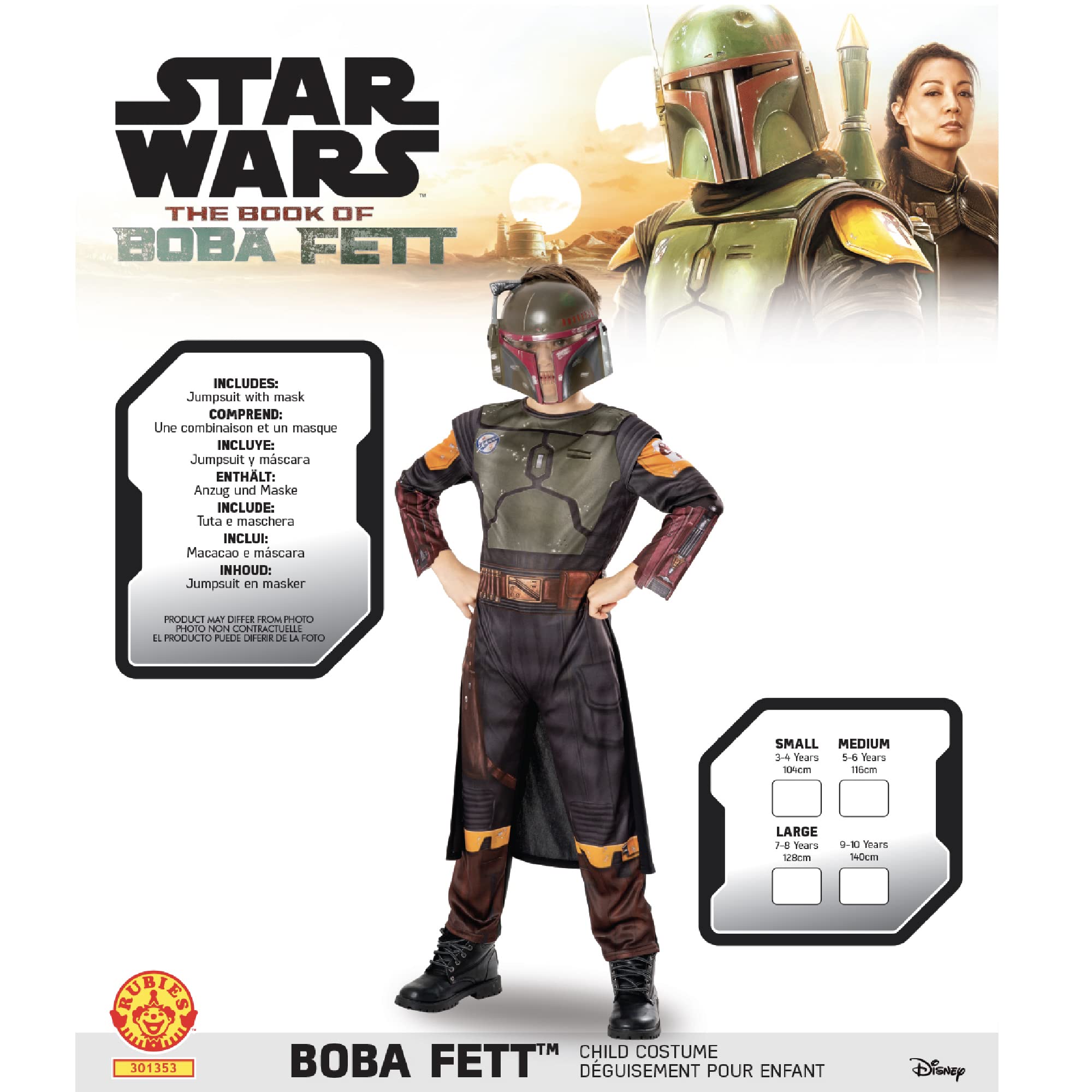 rubie-s-deluxe-book-of-boba-fett-kinderkost-m-classic image 5