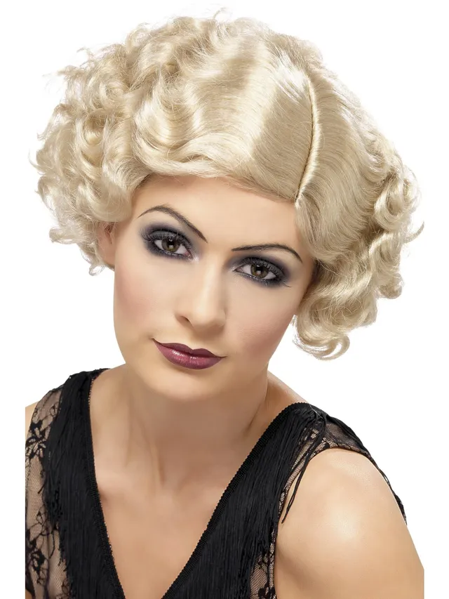 smiffys-fever-20er-flapper-per-cke-damen-kurz-wellig-blond image 1