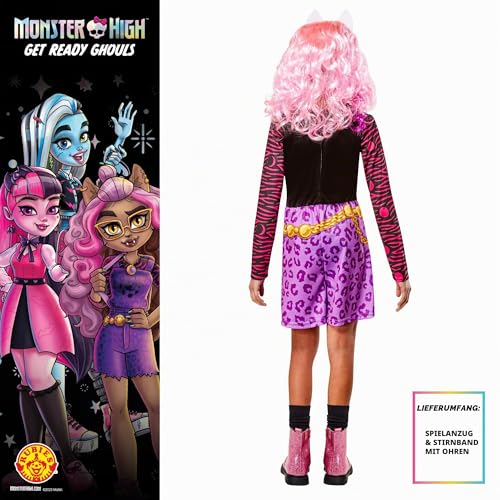 rubie-s-deluxe-clawdeen-monster-high-kost-m-m-dchen-7-8-jahre-kleid image 8