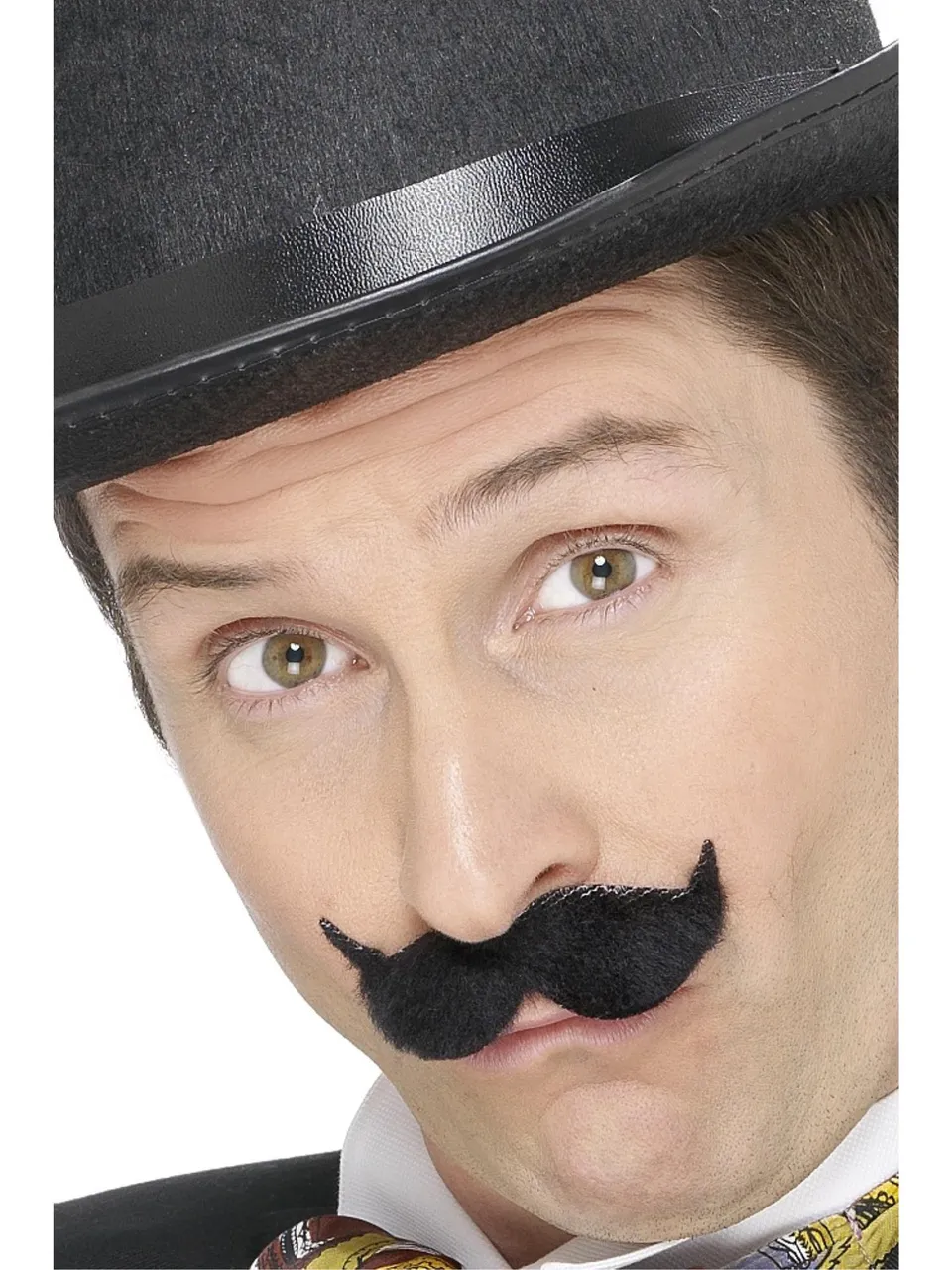 smiffys-fever-edwardian-schnurrbart-schwarz-selbstklebend image 1