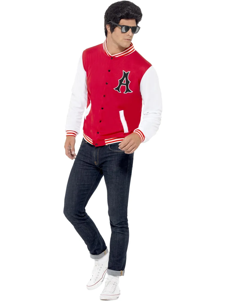 smiffys-fever-50s-college-jock-jacke-rot-gr-m image 1
