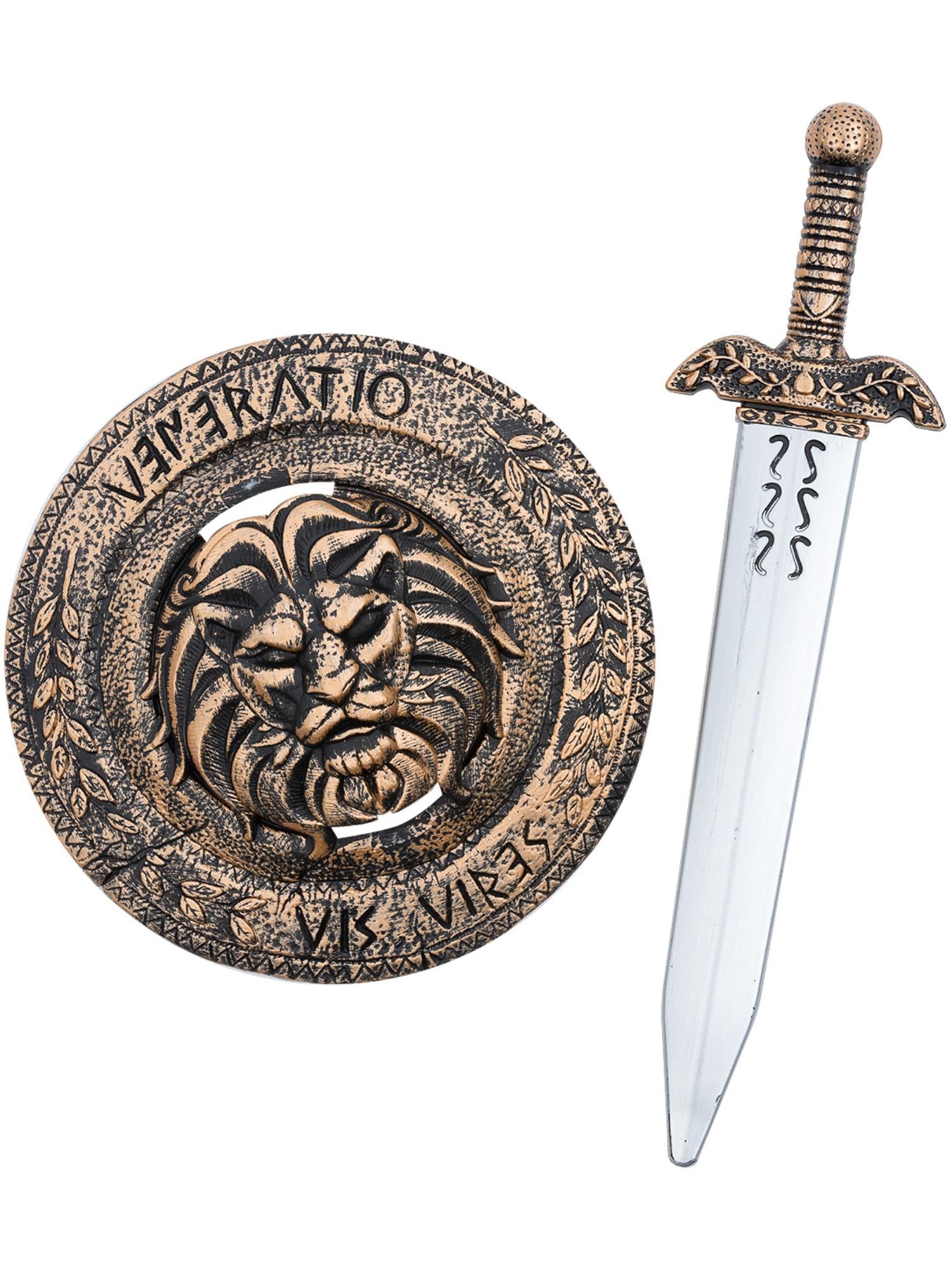 smiffys-fever-gladiator-set-schild-49cm-schwert-48cm image 1
