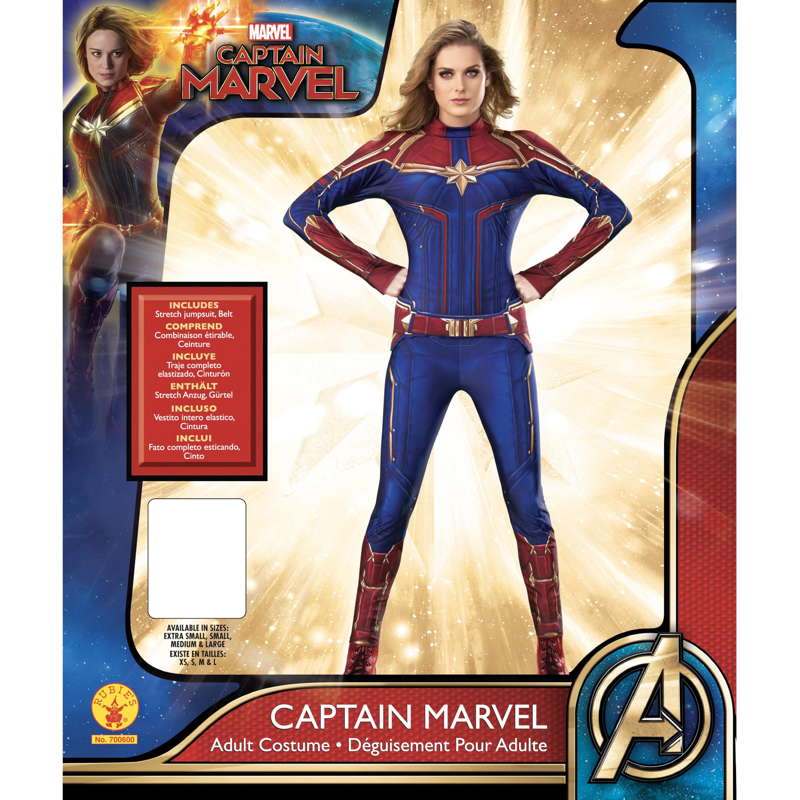 rubie-s-deluxe-captain-marvel-kost-m-damen-s-overall image 4