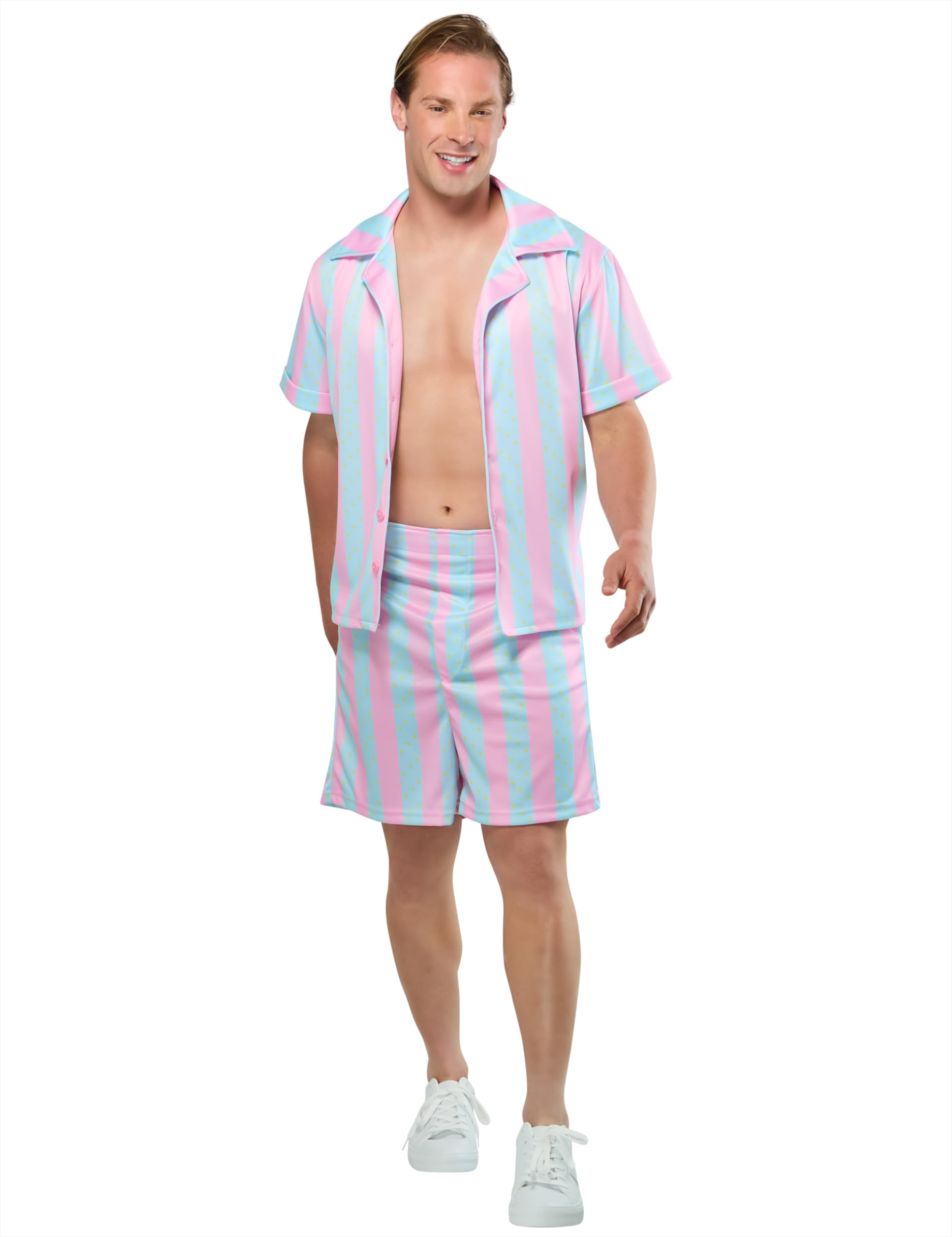 rubie-s-barbie-beach-ken-kost-m-herren-l-rosa-hellblau image 1