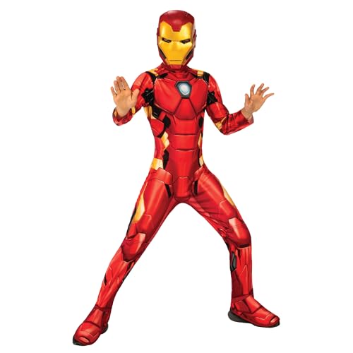 rubie-s-deluxe-iron-man-kinderkost-m-7-8-jahre-rot-gold image 2