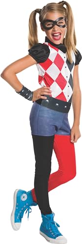 rubie-s-deluxe-harley-quinn-kost-m-kinder-jumpsuit-gr-m image 7