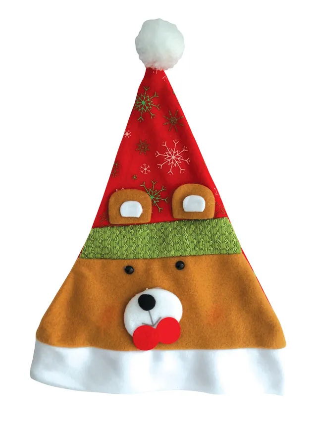 rubies-ourson-de-no-l-weihnachtsm-tze-b-r-mit-pompon image 1