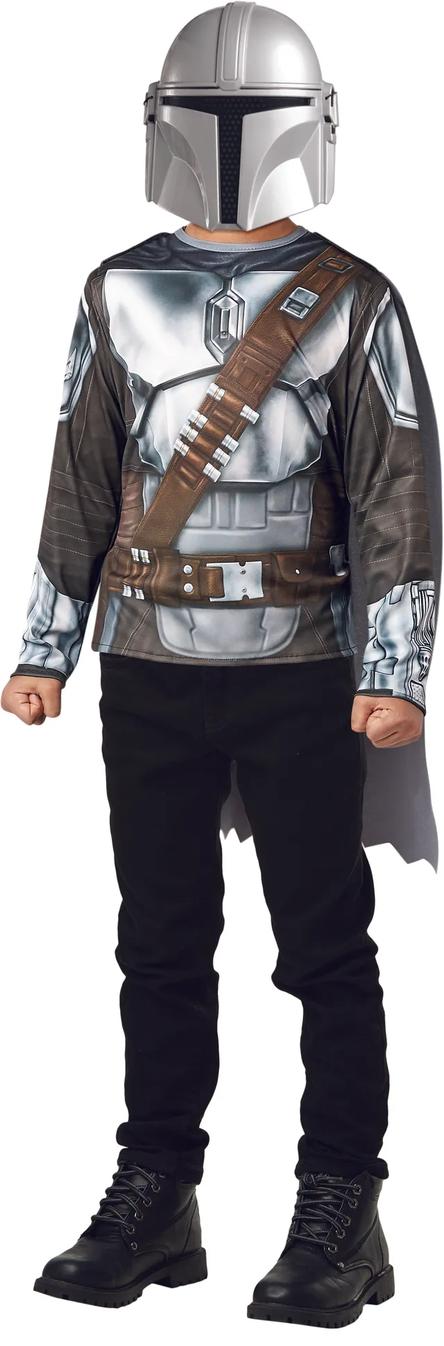 rubies-mandalorian-kost-m-set-mit-maske-und-cape image 1
