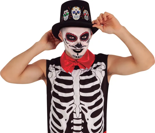 rubies-dia-de-los-muertos-zylinder-led-schwarz image 1