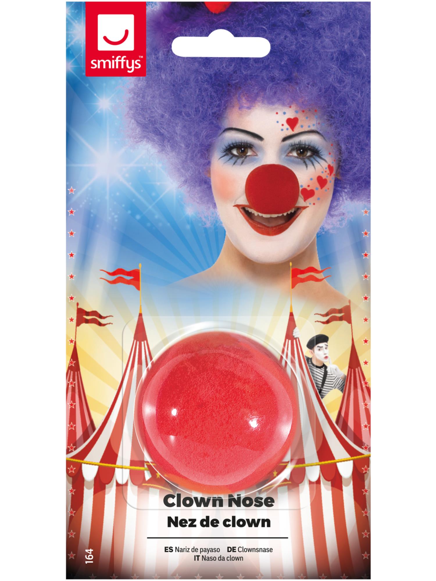 smiffys-fever-clown-nase-rot-schaumstoff image 1