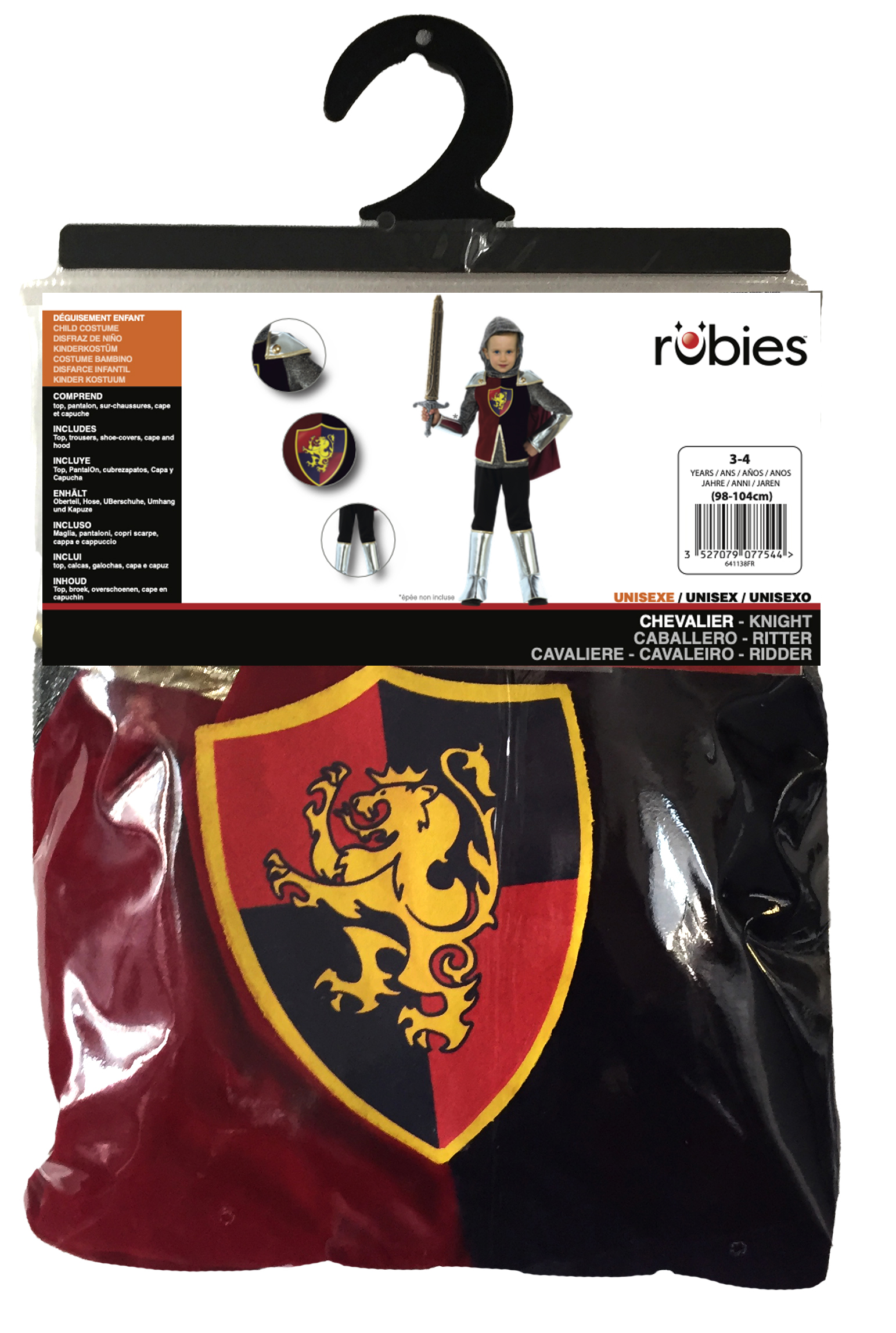 rubies-ritter-kost-m-mittelalter-herren-mit-umhang-rot image 2