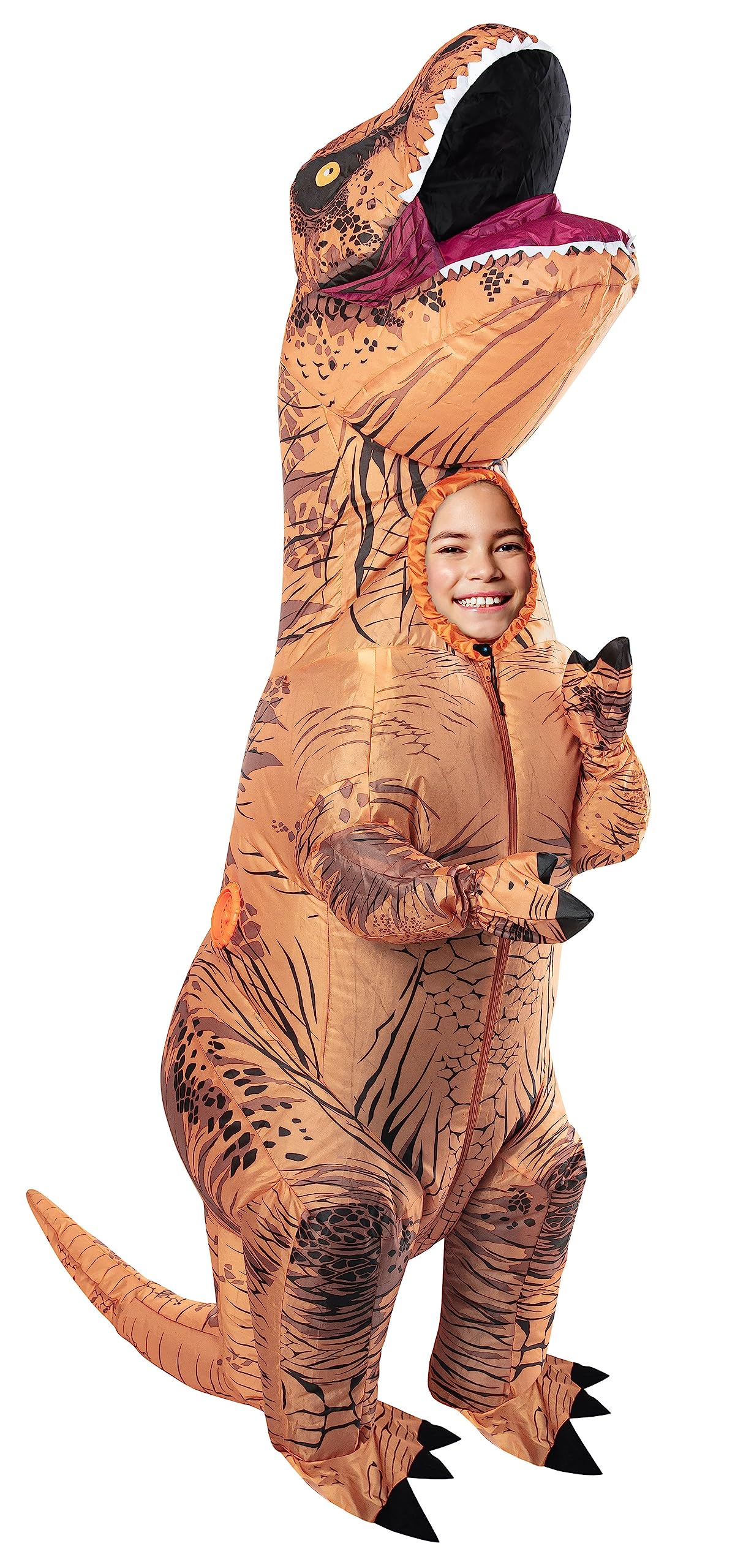 rubie-s-deluxe-t-rex-kost-m-kinder-aufblasbar-mit-gebl-se image 1