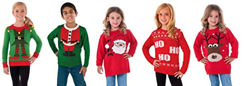 rubie-s-deluxe-ho-ho-ho-weihnachtspullover-rot-gr-l image 6