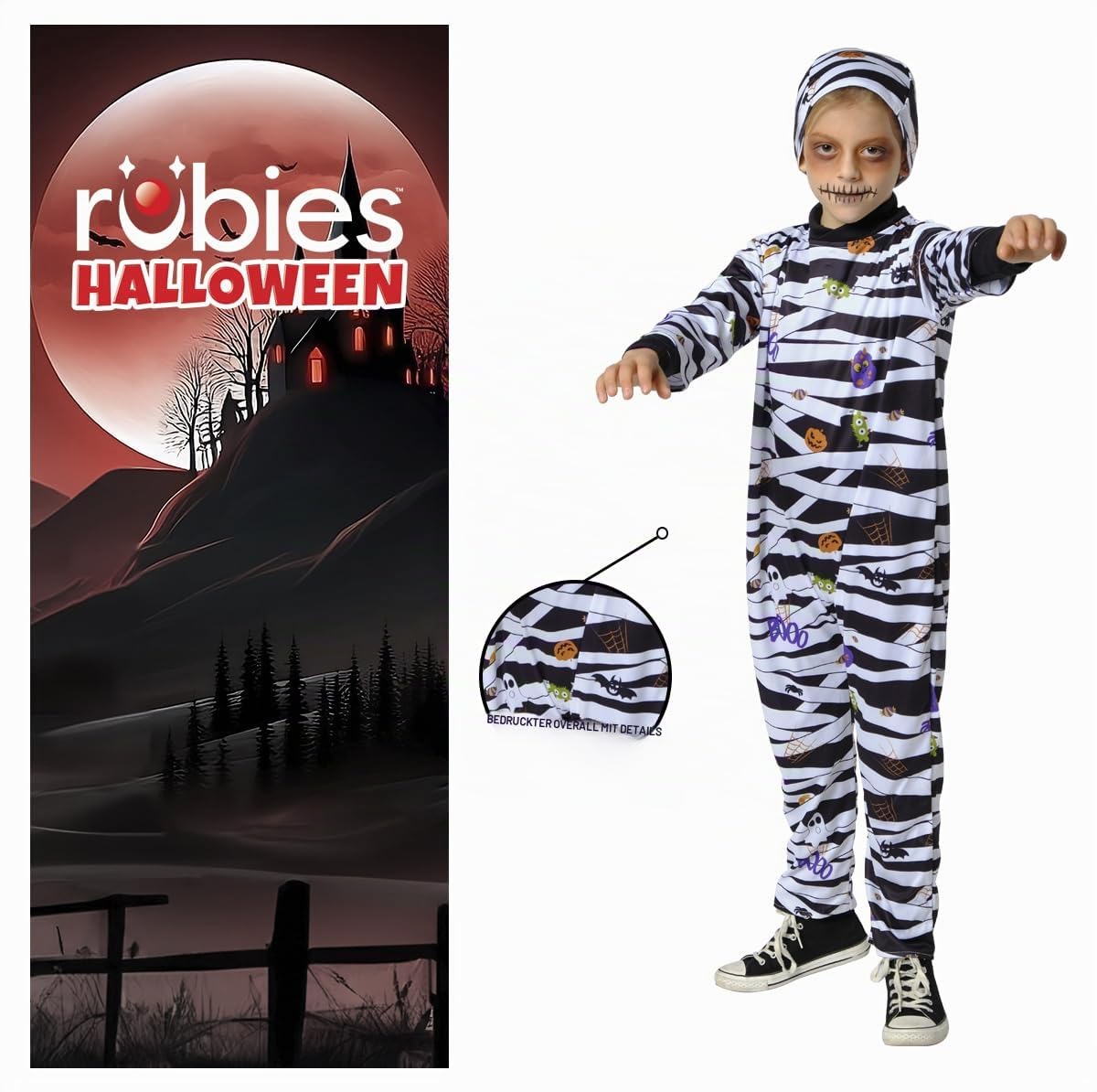 rubies-mummy-chuli-mumienkost-m-kinder-jumpsuit image 3