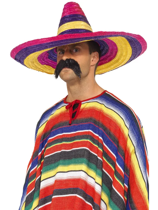 smiffys-fever-sombrero-hut-bunt-gro-mexiko-einheitsgr-e image 1
