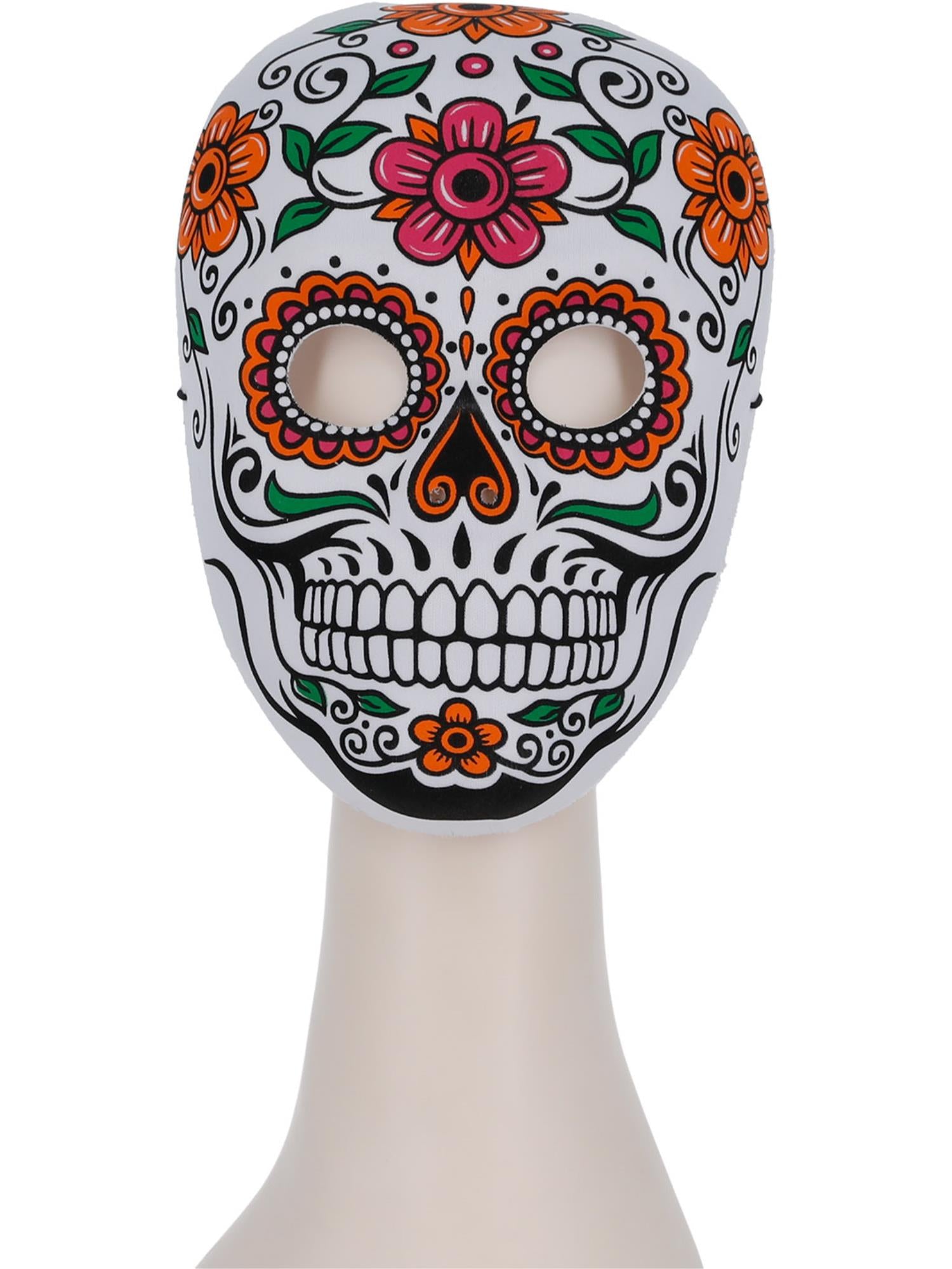 smiffys-fever-senor-bones-maske-wei-totenkopf-vollmaske image 2