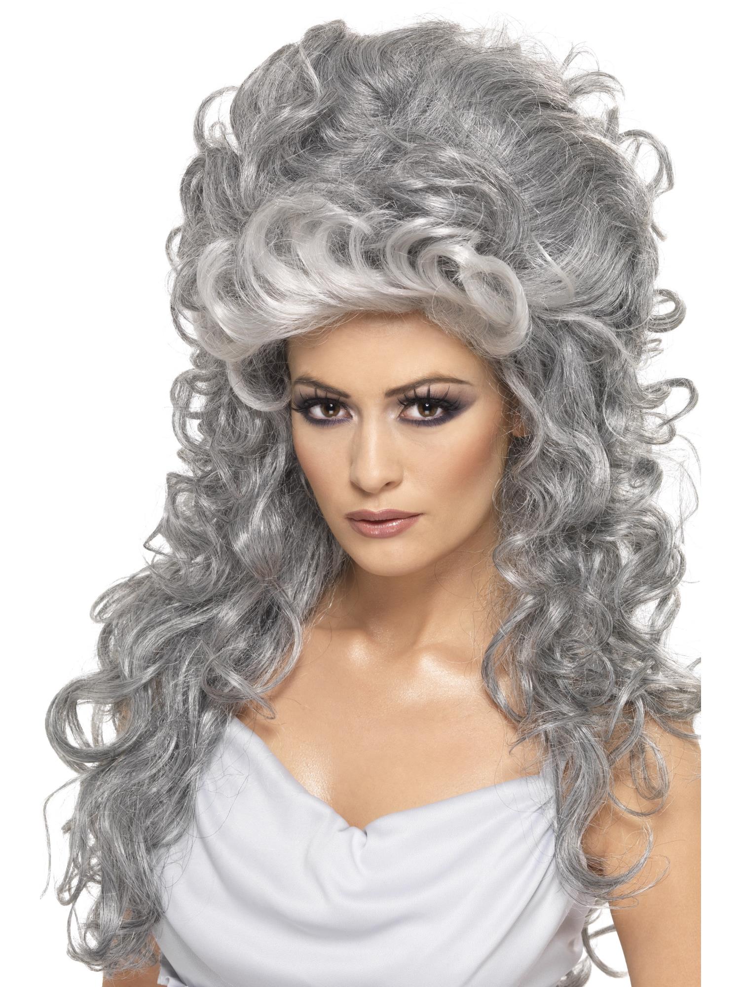 smiffys-fever-medeia-witch-per-cke-grau-damen image 1