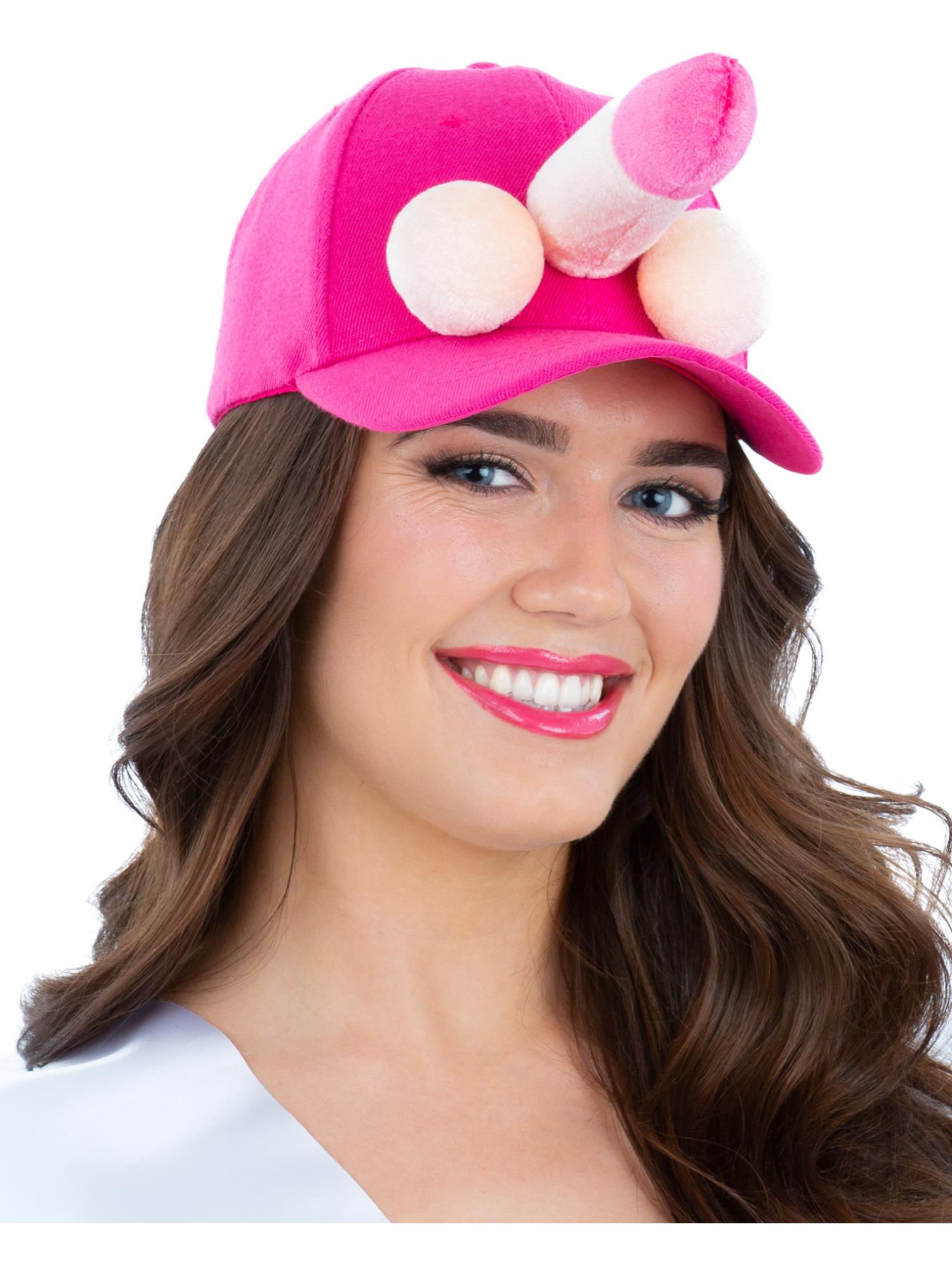 smiffys-fever-willy-peaked-cap-pink-jga-baseballkappe image 2