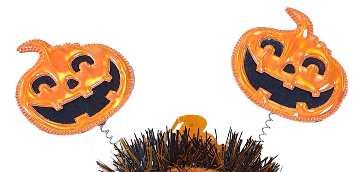 rubies-k-rbis-haarreif-orange-mit-girlande-halloween image 3