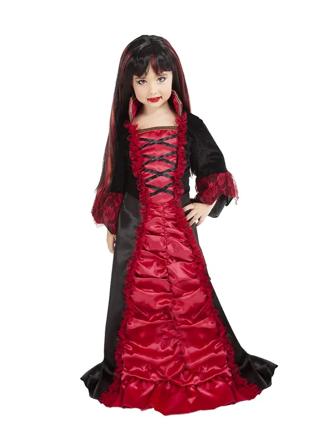 rubie-s-deluxe-draculinda-vampirkost-m-m-rotes-kleid image 1