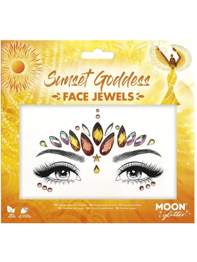 moon-glitter-face-jewels-sunset-goddess-gesichtssteine image 1
