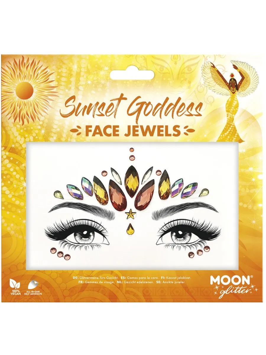 moon-glitter-face-jewels-sunset-goddess-gesichtssteine image 1