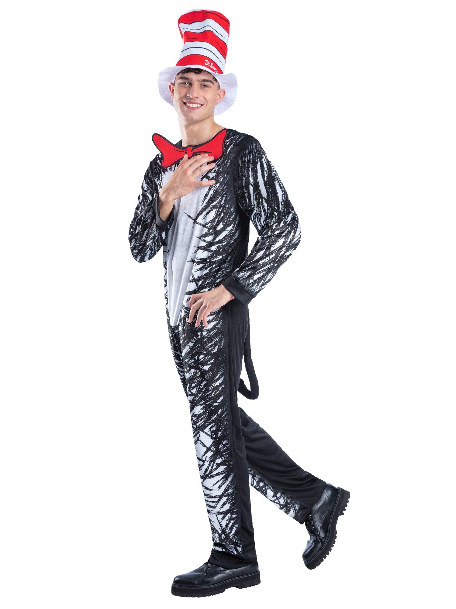 smiffys-fever-dr-seuss-cat-in-the-hat-kost-m-hut-overall image 3