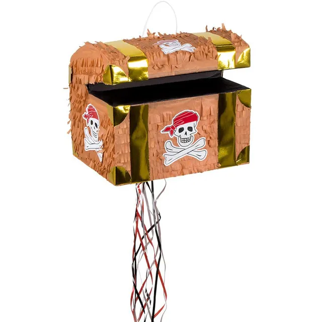 boland-decorations-pinata-schatztruhe-30cm-pirat-pinata image 1