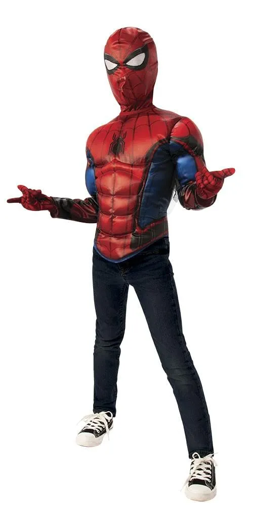 rubie-s-deluxe-spiderman-kost-m-kinder-muskelbrust image 1