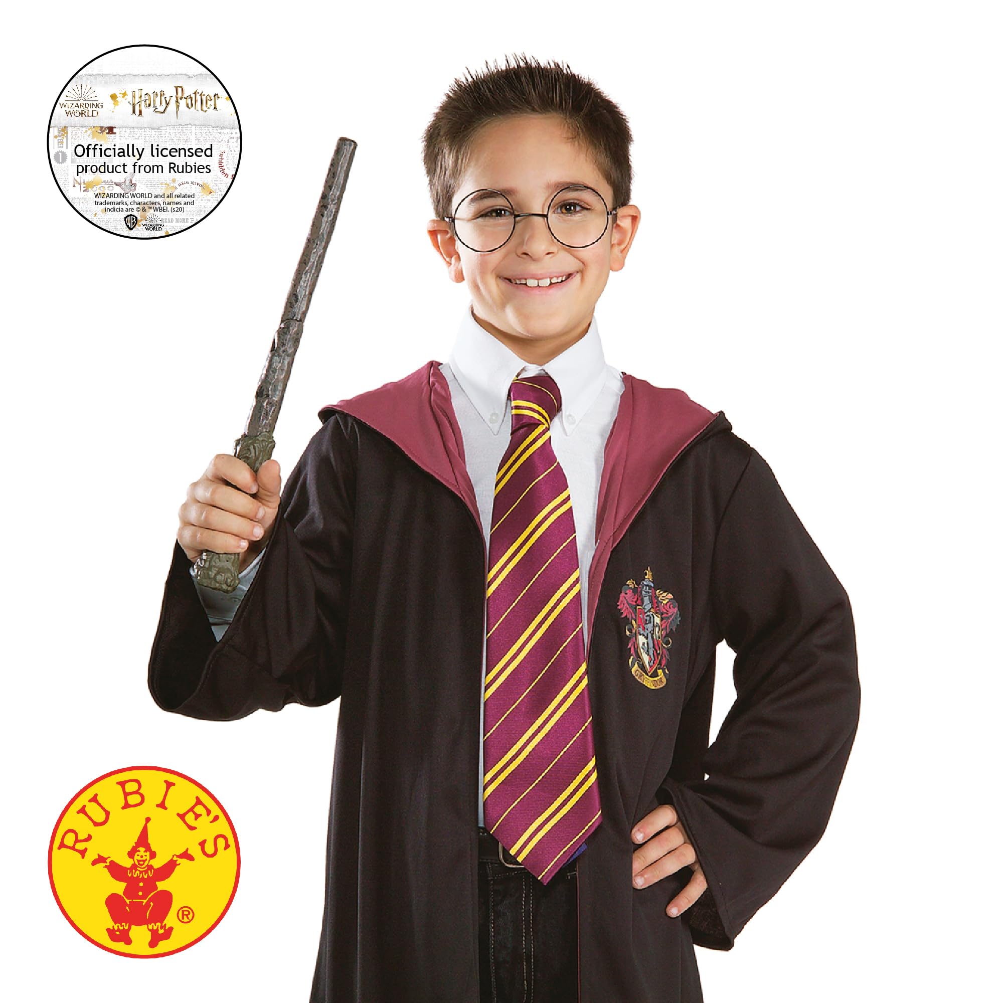 rubie-s-deluxe-harry-potter-gryffindor-krawatte-rot-gold image 2