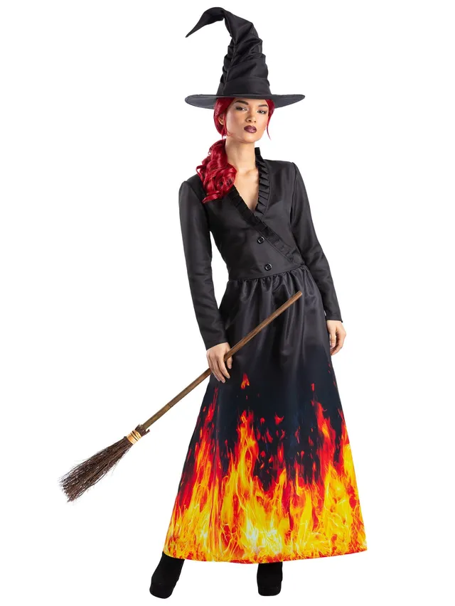 smiffys-fever-burning-witch-hexenkost-m-damen-schwarz-m image 1