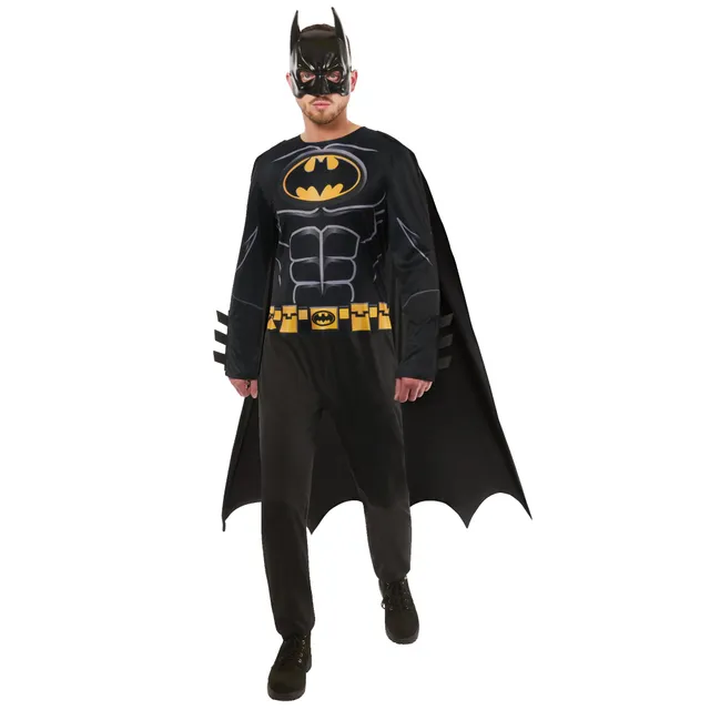rubies-deluxe-dc-batman-erwachsenenkostuem-superheld-anzug image 1