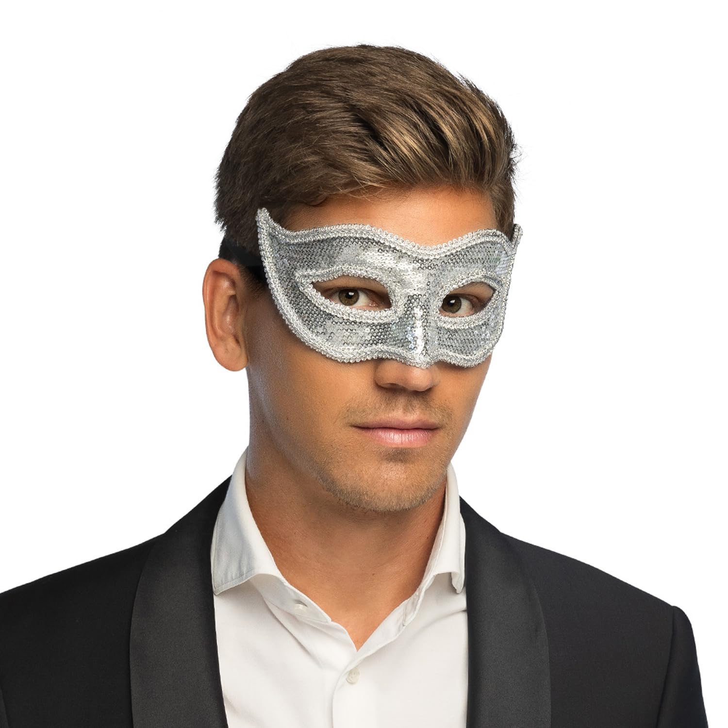 boland-venice-sequins-augenmaske-silber-pailletten-venezianisch image 3