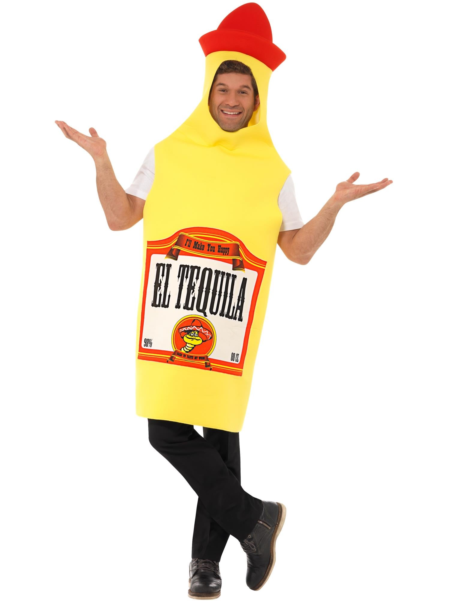 smiffys-fever-tequila-flaschenkost-m-gelb-tabard-unisex image 4