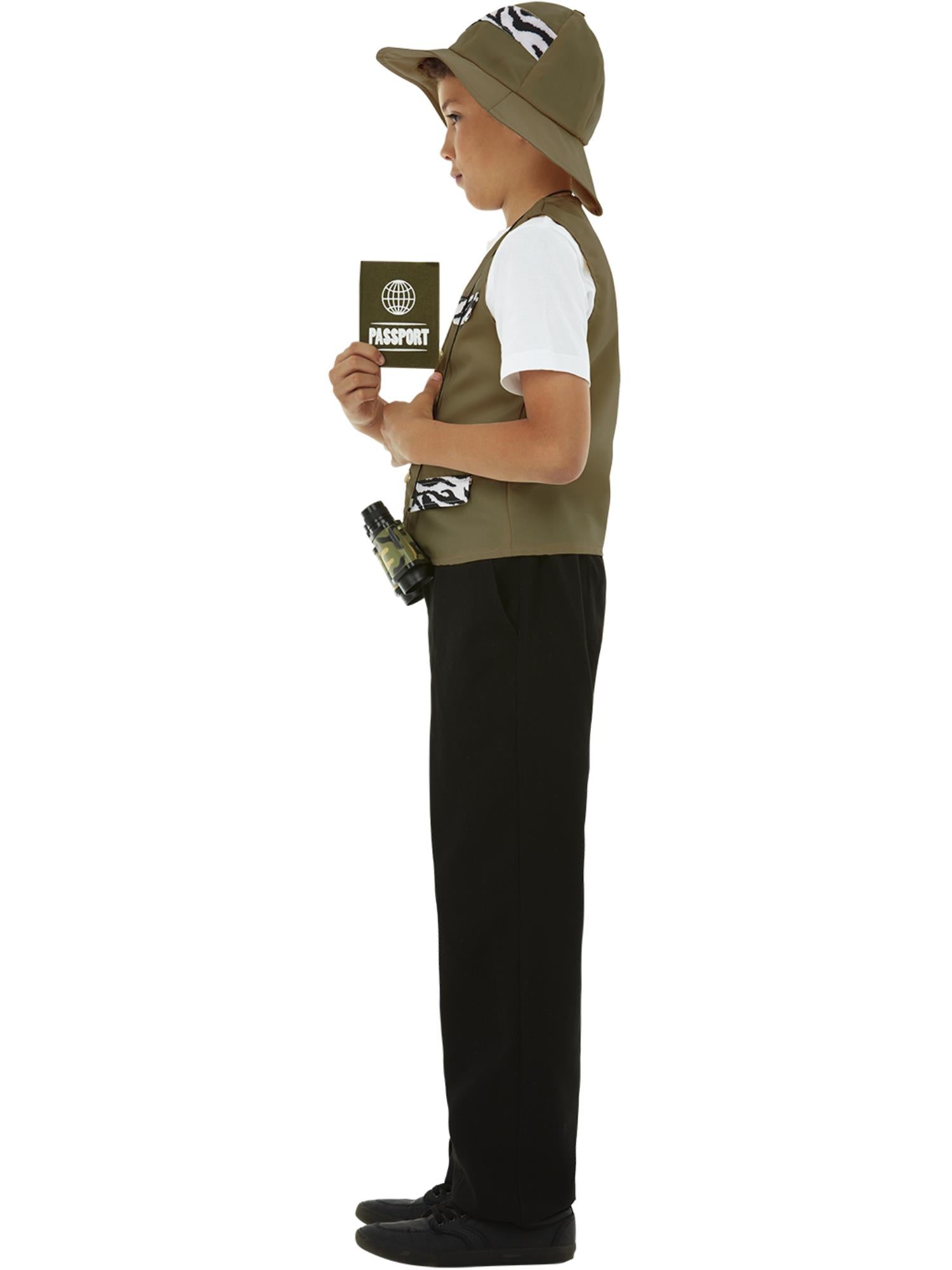 smiffys-fever-explorer-kit-braun-kinder-s-m-7-9-jahre image 4