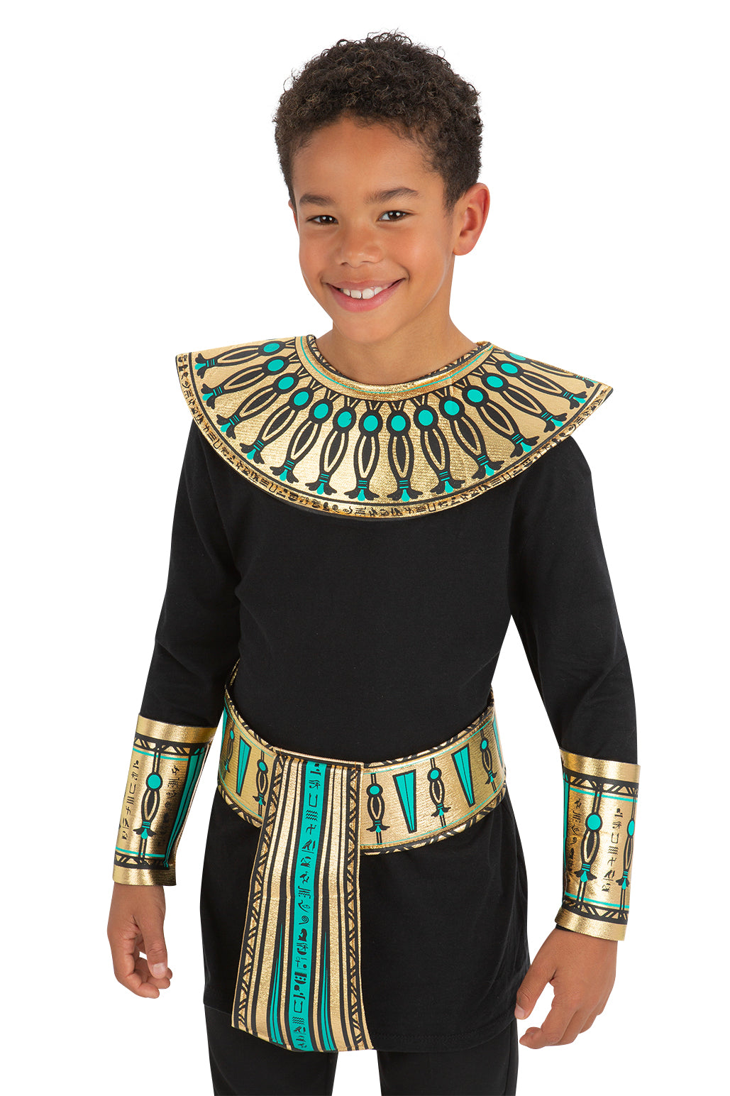 smiffys-fever-gypten-kost-m-set-kinder-gold-kragen image 2