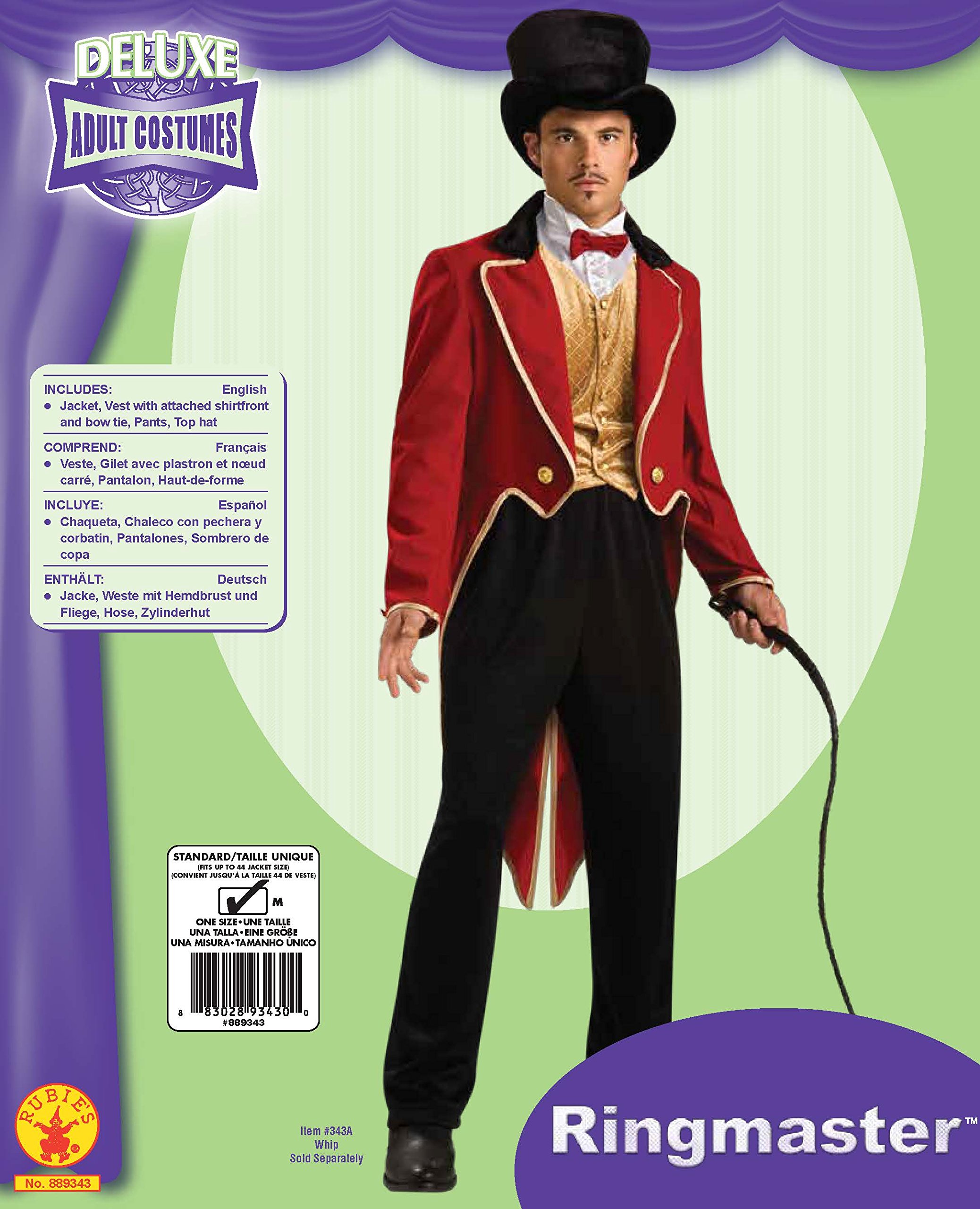 rubie-s-deluxe-zirkus-ringmaster-kost-m-zirkusdirektor-herren image 3