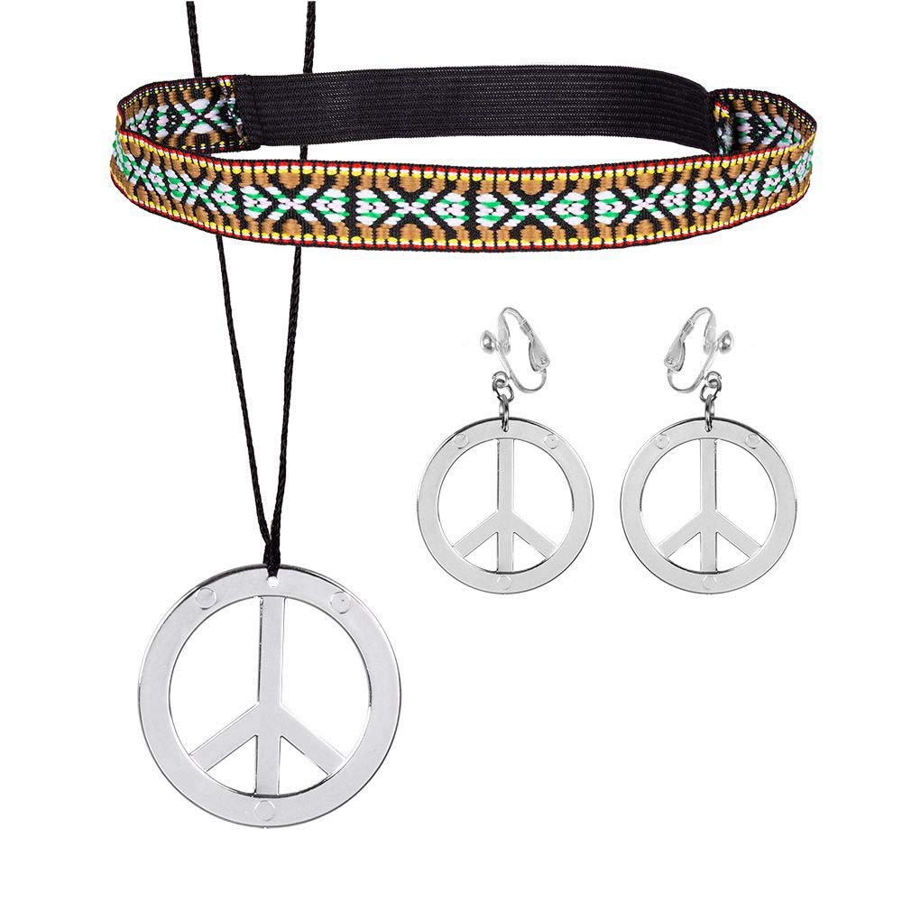 boland-hippie-set-44536-stirnband-peace-schmuck image 1