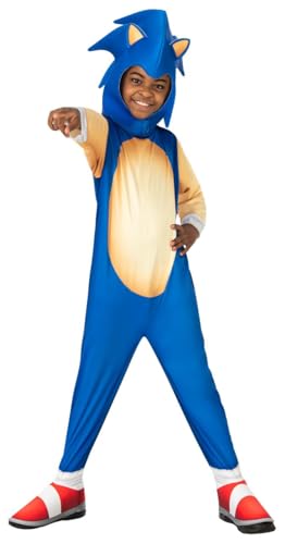 rubie-s-deluxe-sonic-the-hedgehog-kost-m-kinder-jumpsuit image 2