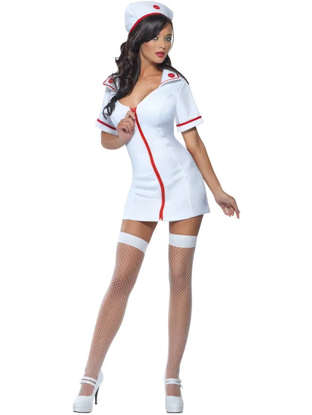 fever-no-nonsense-nurse-kost-m-weiss-rot-gr-m image 1